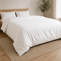 Housse de couette 100 % coton — Noir, Blanc et Rose