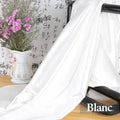 Tissu drapé — Blanc, étiquette en français